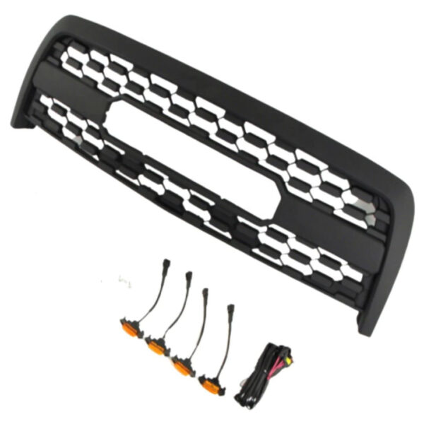 Goodmatchup Grille For 1st Gen 2003 2004 2005 2006 Tundra Trd Pro Grille W/E Lights and Toyota Enblem - Image 3