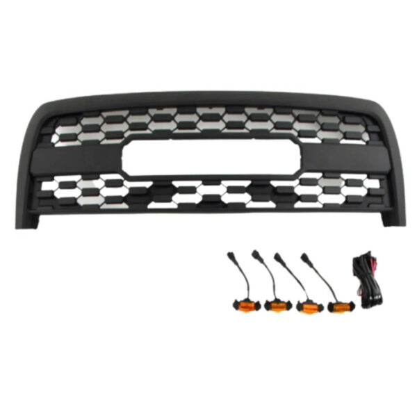 Goodmatchup Grille For 1st Gen 2003 2004 2005 2006 Tundra Trd Pro Grille W/E Lights and Toyota Enblem