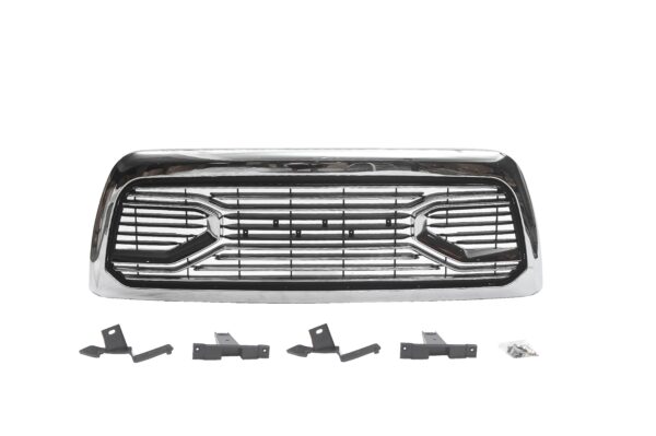 Goodmatchup Front Grille For 2013 2014 2015 2016 2017 2018 Dodge RAM 2500 3500 Chrome Grill Big Horn Style With Letters W/LED Lights - Image 6