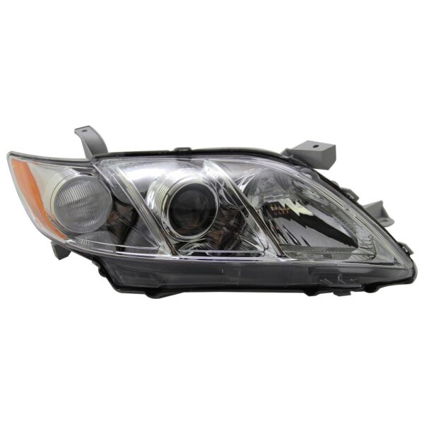 For 2007 2008 2009 Toyota Camry Halogen Chrome Headlight Set Left+Right - Image 3