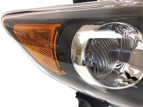 For 2009 -2010 Toyota Corolla Black Headlights Type S Lamps Replacement Pair Set - Image 3