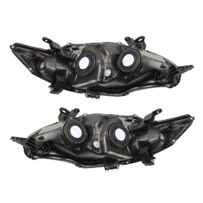 For 2011 2012 2013 Toyota Corolla Black Headlight Set Left+Right