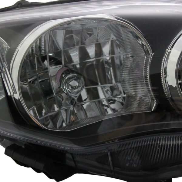 For 2011 2012 2013 Toyota Corolla Black Headlight Set Left+Right - Image 4