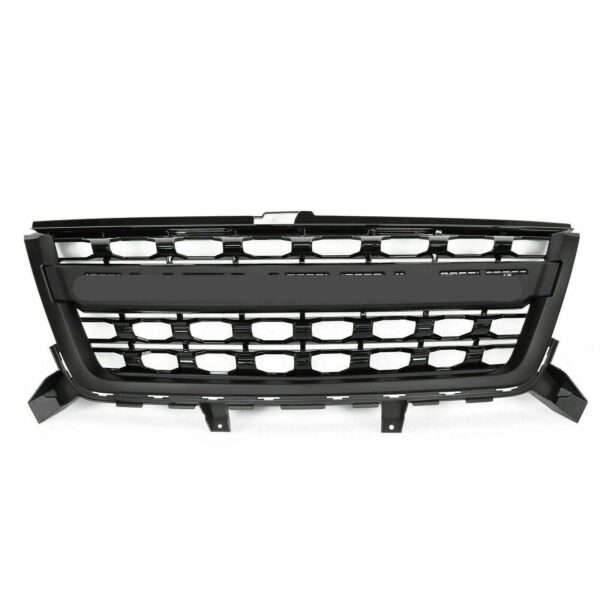 Goodmatchup Front Grill For 2015 2016 2017 2018 2019 2020 Chevy Colorado Aftermarket W/Chevrolet Script Matte Black - Image 3