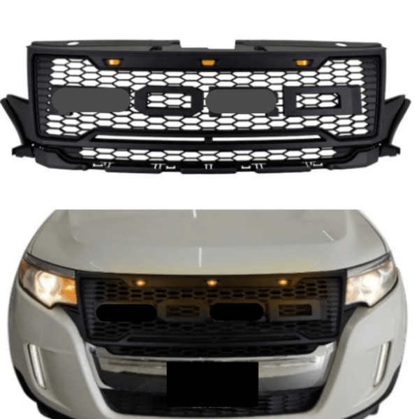 Front Grille For Ford Edge 2011 2012 2013 2014 2015 With LED Light&Letters