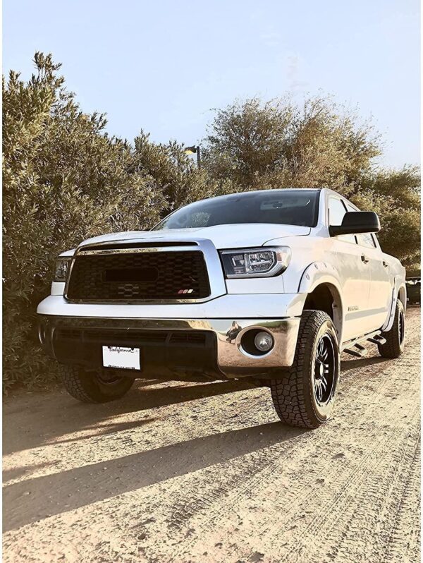 Goodmatchup Grille Fits For 2nd Gen 2010 2011 2012 2013 Tundra Trd Pro Grill W/letters&lights Matte Black - Image 5