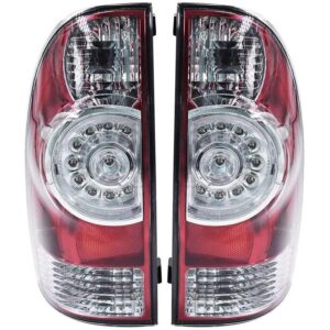 LED Tail Lights Replacement for 2005-2015 Toyota Tacoma Driver and Passenger Side Brake Light