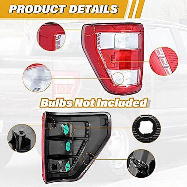 Tail light for 2021 2022 Ford F150 F-150 XL Left Driver Side Tail Light - Image 2