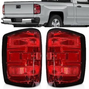 Tail lights for 2014-2019 chevrolet Silverado/2015-2019 GMC Sierra Driver & Passenger Side 2 Piece Set