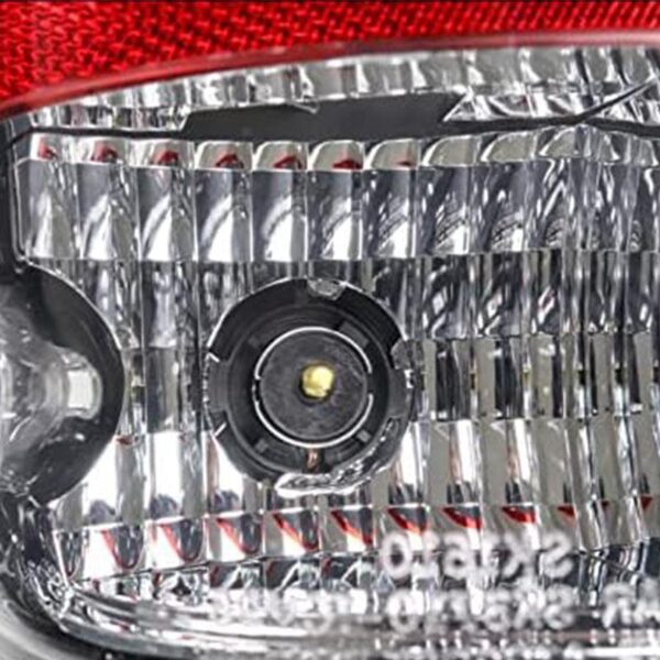 Tail Lights Rear Lamps Red/Clear Compatible with 1995-2000 Toyota Tacoma Pickup - Image 3